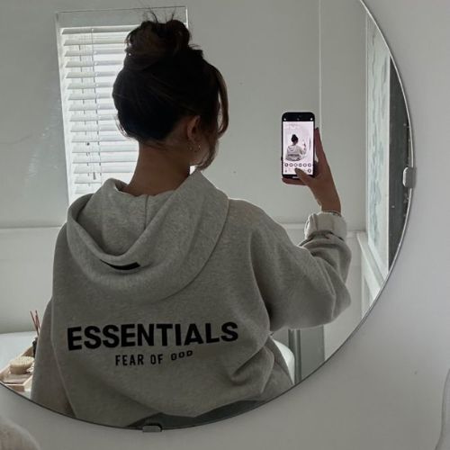 Pair Your Essentials Hoodie With Jeans Perfectly