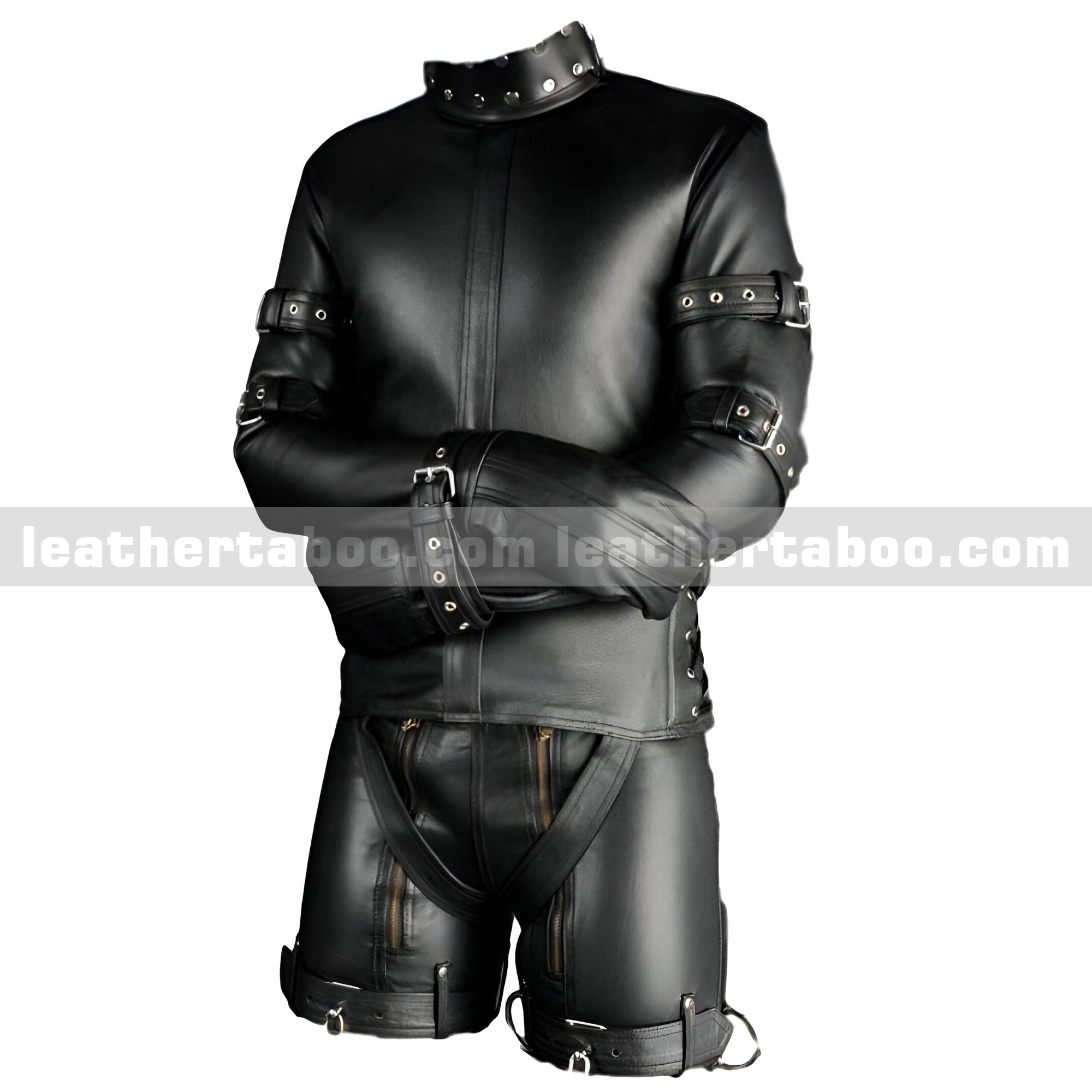 Black Leather Straitjacket A Powerful Symbol of Craftsmanship Strength and Modern Leather Style