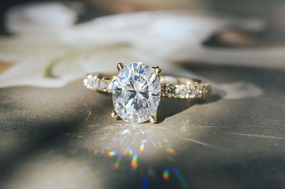 How to Clean and Care for Your Moissanite Engagement Ring