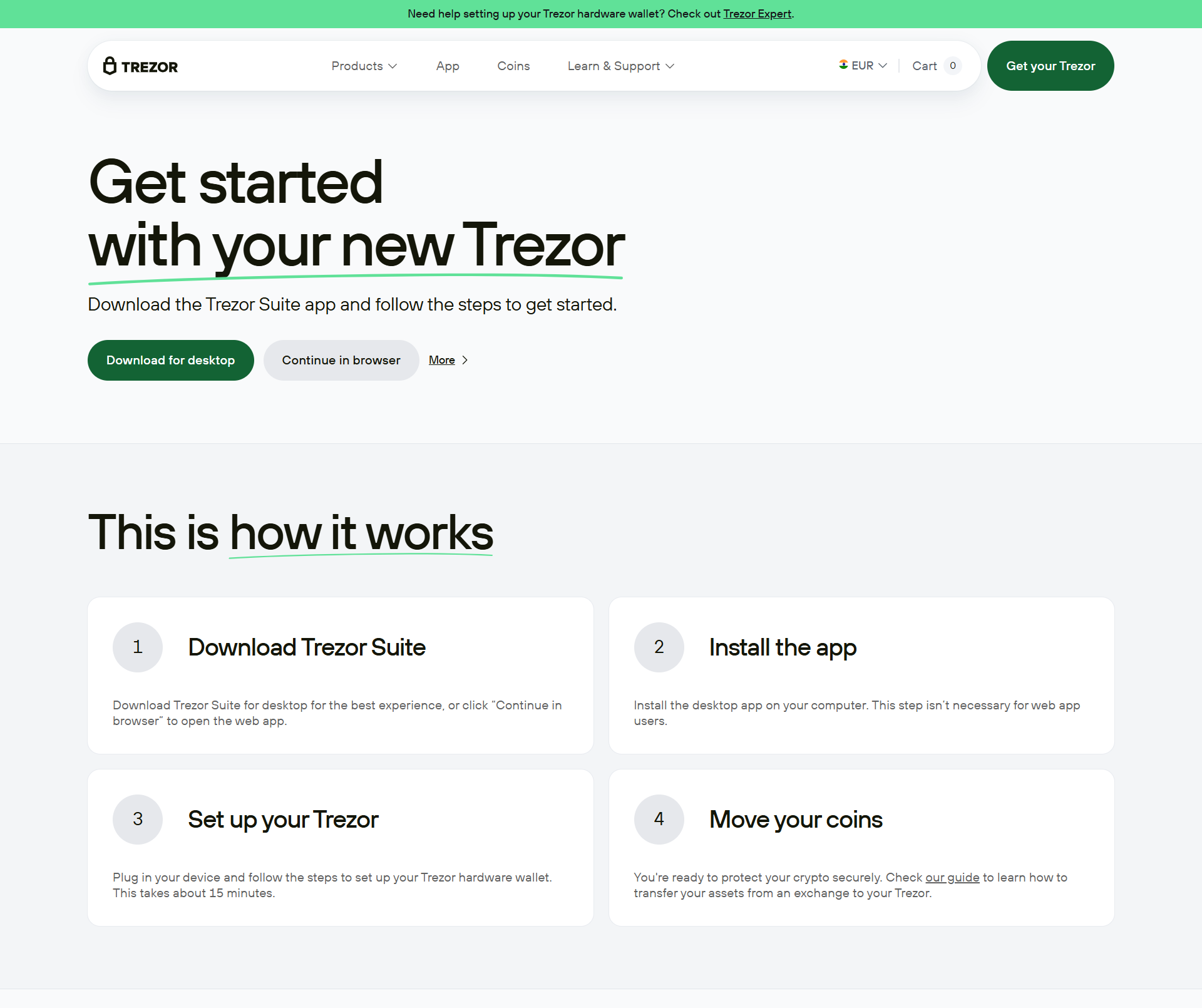 Trezor Suite (Official) | Download Trezor App — Desktop®