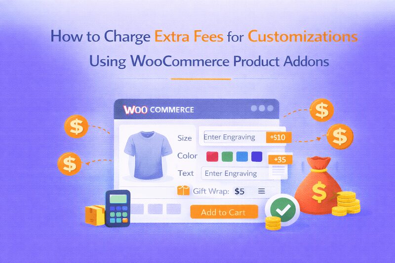 How to Charge Extra Fees for Customizations Using WooCommerce Product Addons
