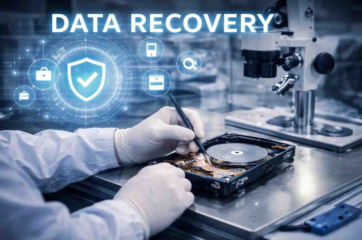 Professional Data Recovery Process in Advanced Lab