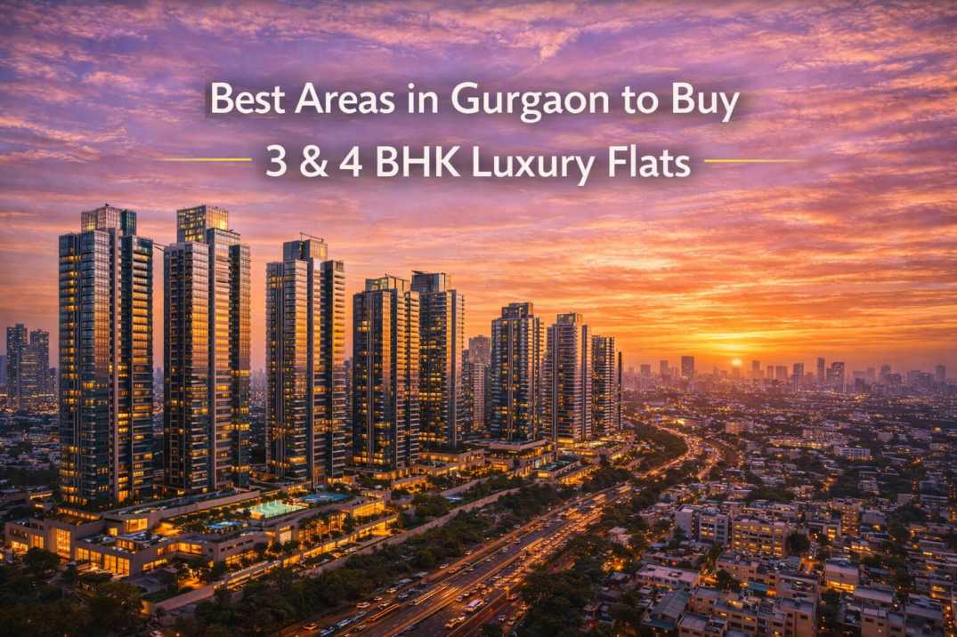 Best Areas in Gurgaon to Buy 3 BHK and 4 BHK Luxury Flats