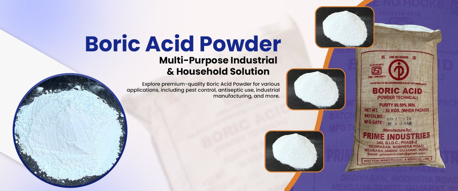 How Boric Acid Powder Manufacturers Support Multiple Industrial Applications