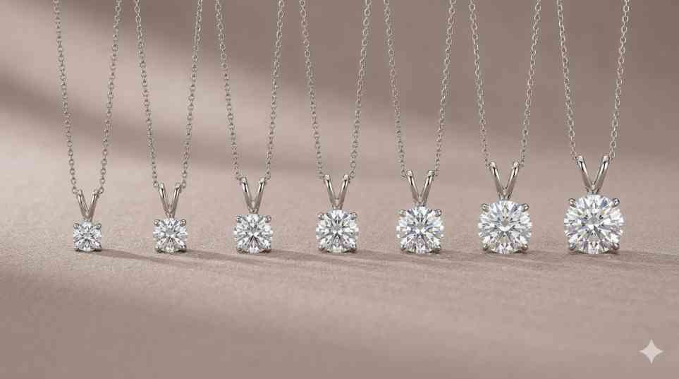 How to Pick the Right Size Lab Created Diamond Pendant