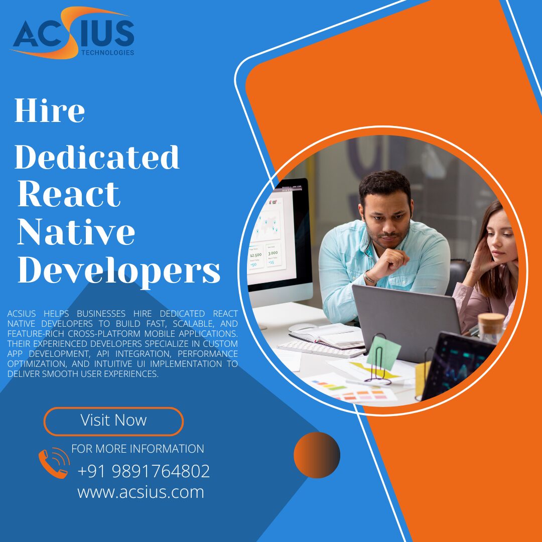 Hire Dedicated React Native Developers for High-Performance Apps