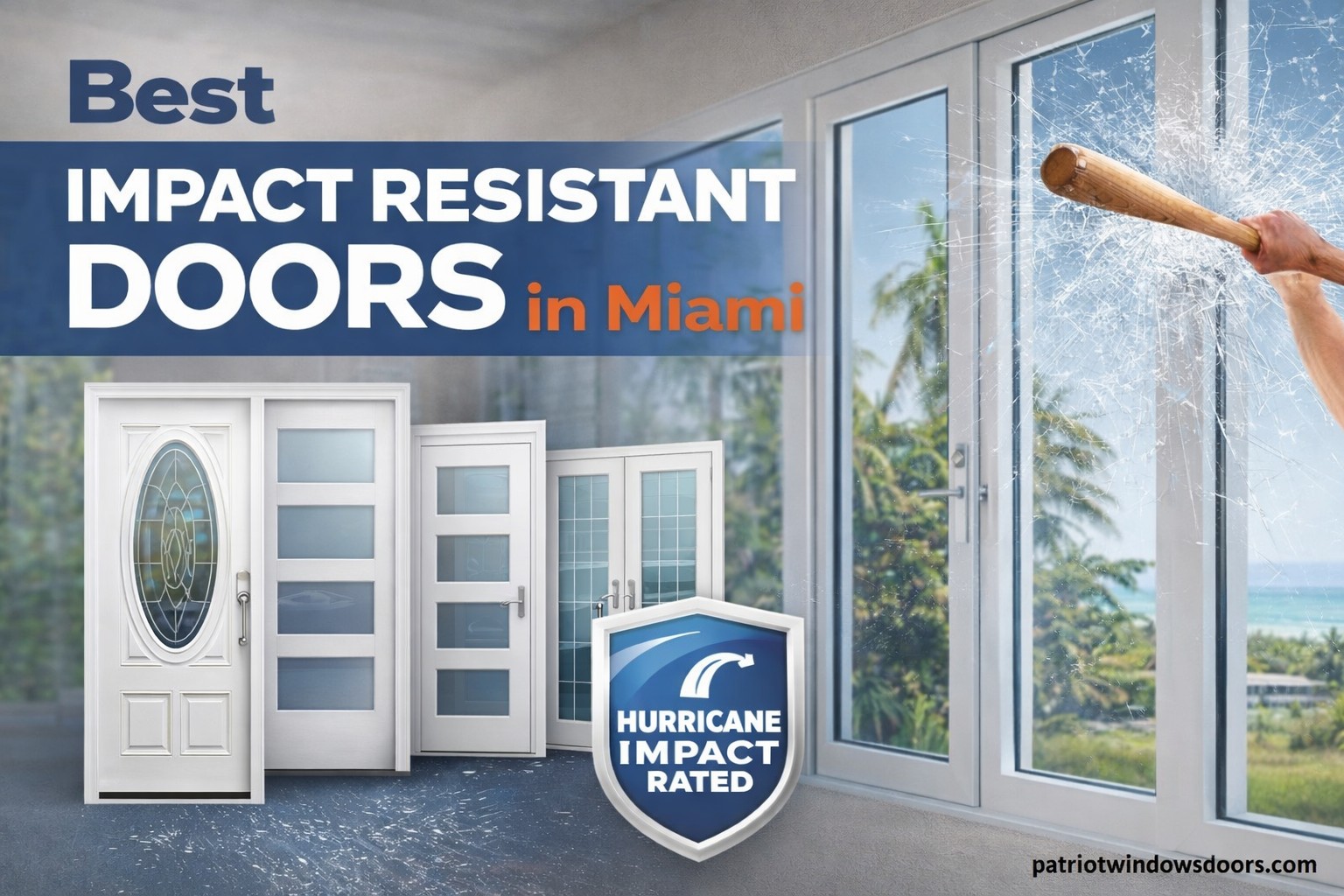 Best Impact Resistant Doors in Miami to Withstand Hurricanes