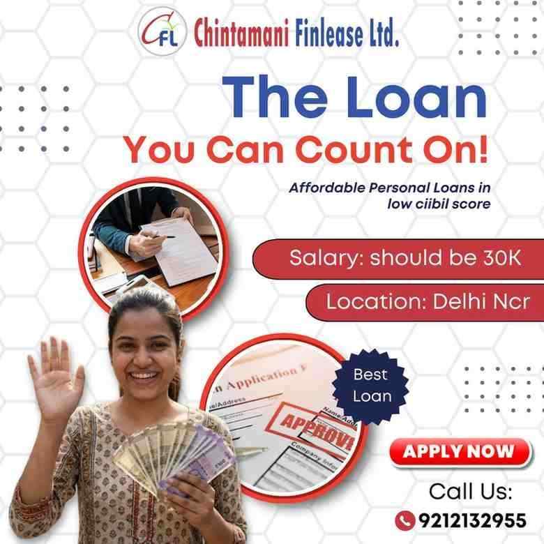 Personal loan for salaried by chintamani finlease