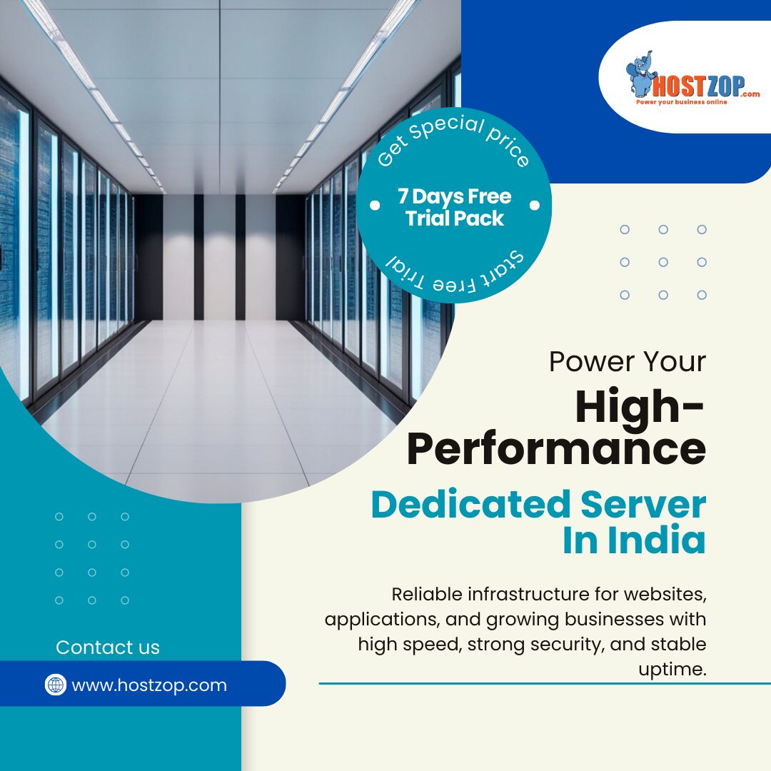Best Dedicated Server Hosting In India: Performance Benchmarking.
