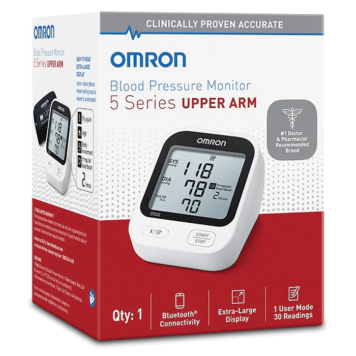Reliable Home Monitoring with Omron 5 Series BP Monitor