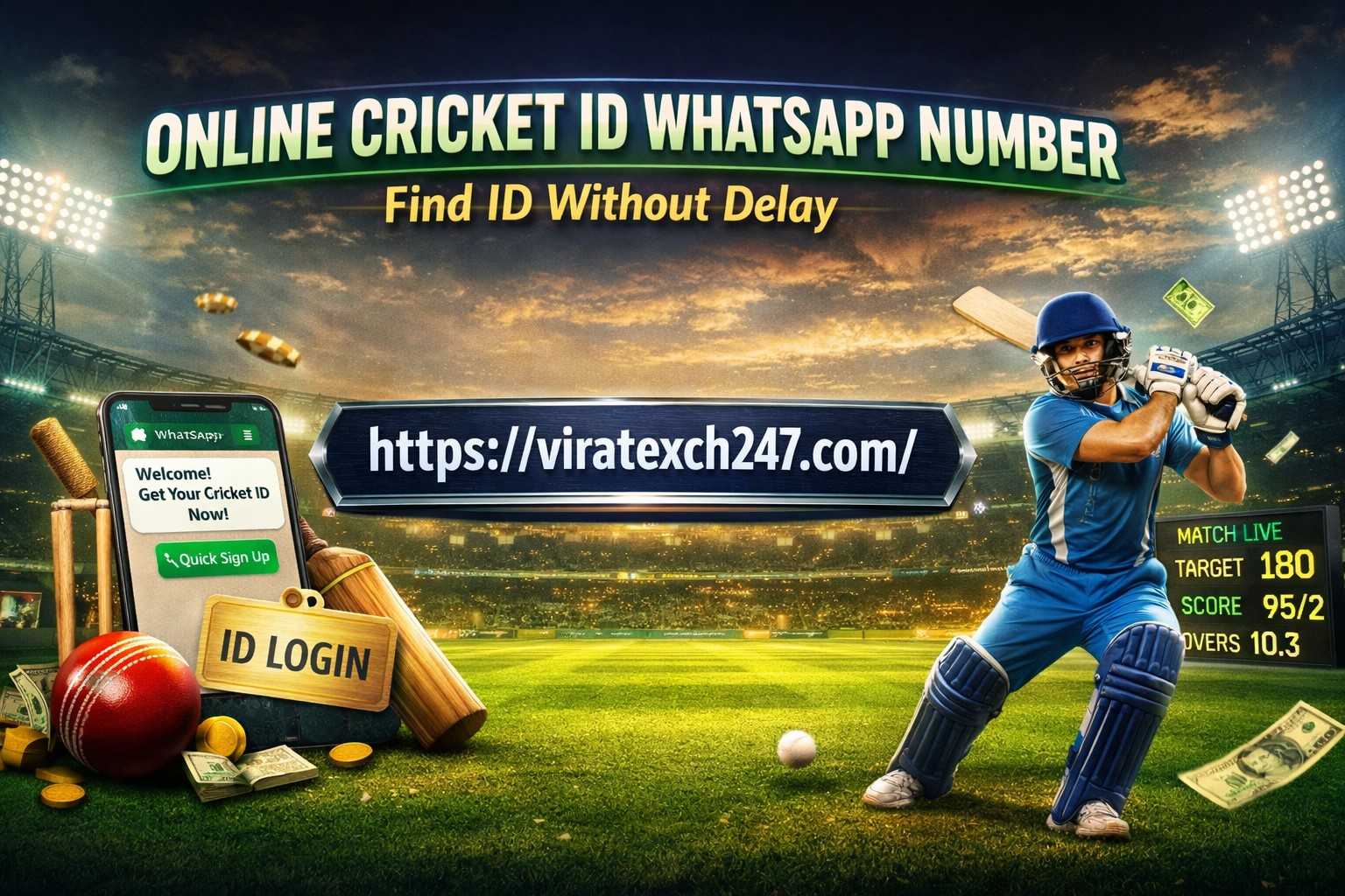 Online Cricket ID WhatsApp Number Find ID Without Delay