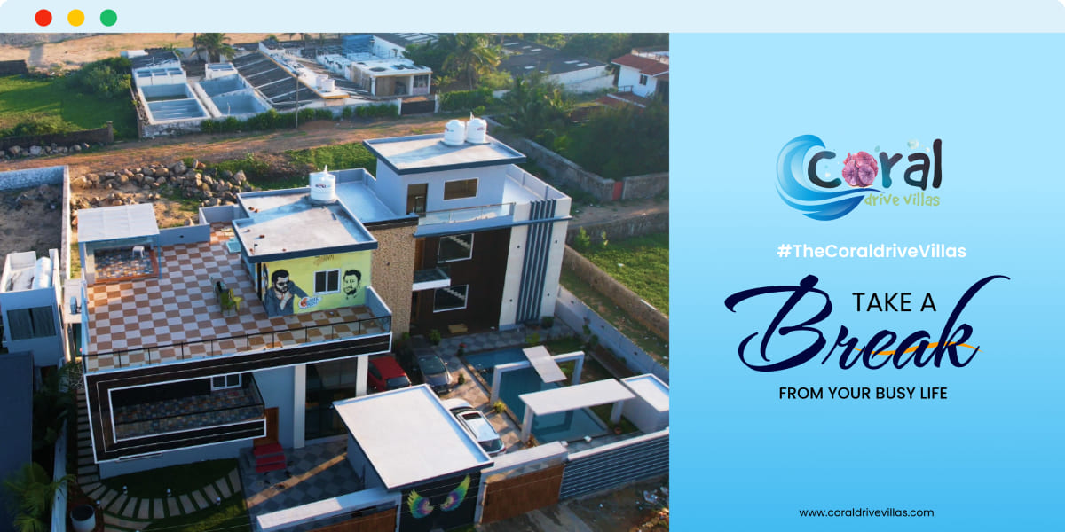 Enjoy a Private Beach in ECR with Coral Drive Villas