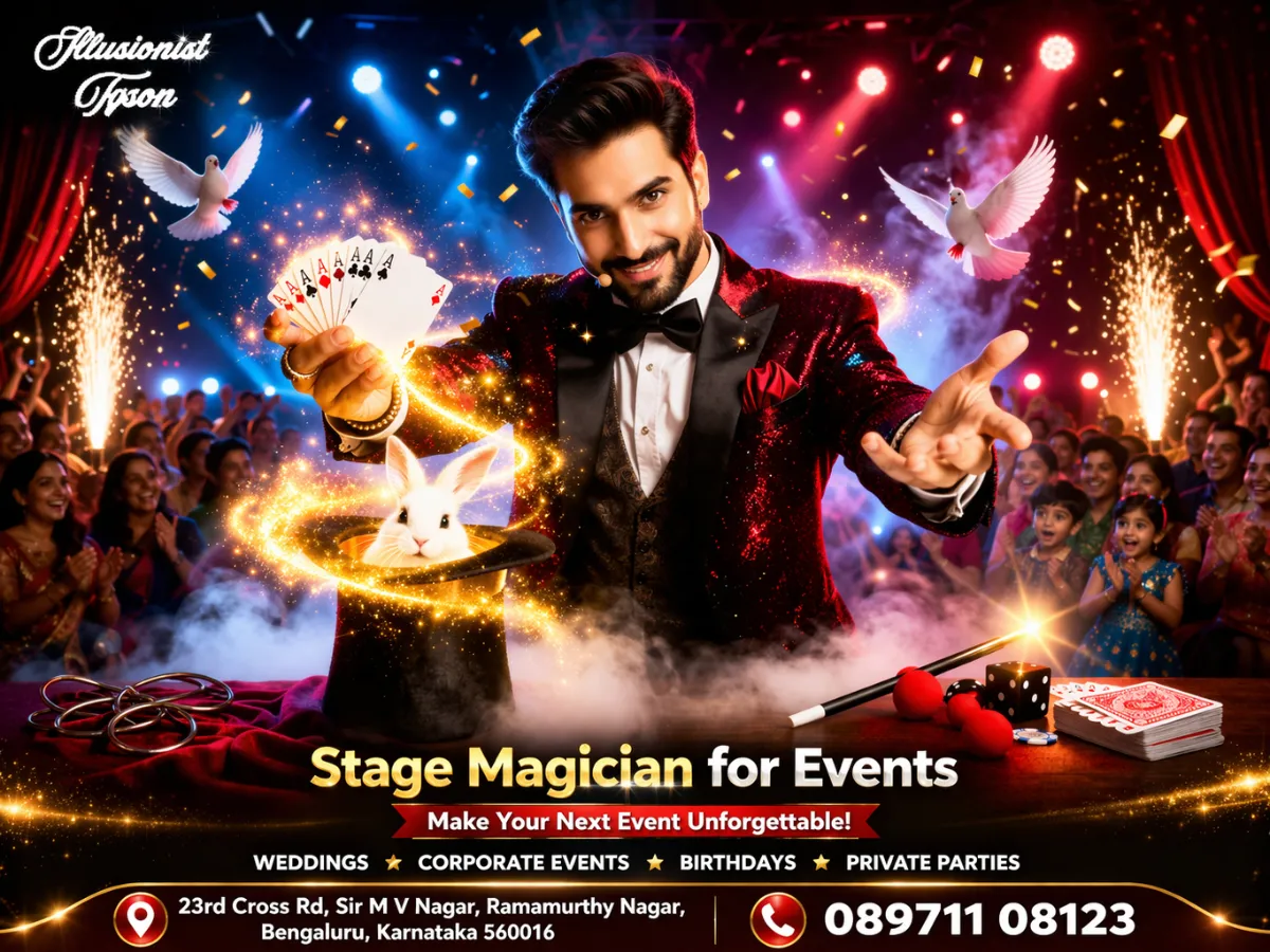Stage Magician for Events: The Perfect Way to Make Your Event Unforgettable
