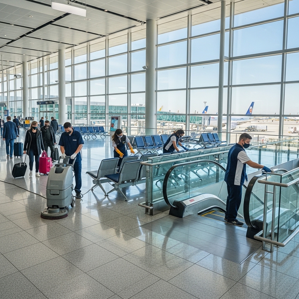 Why Professional Cleaning Is Essential for Maintaining Hygiene in Busy Airport Terminals