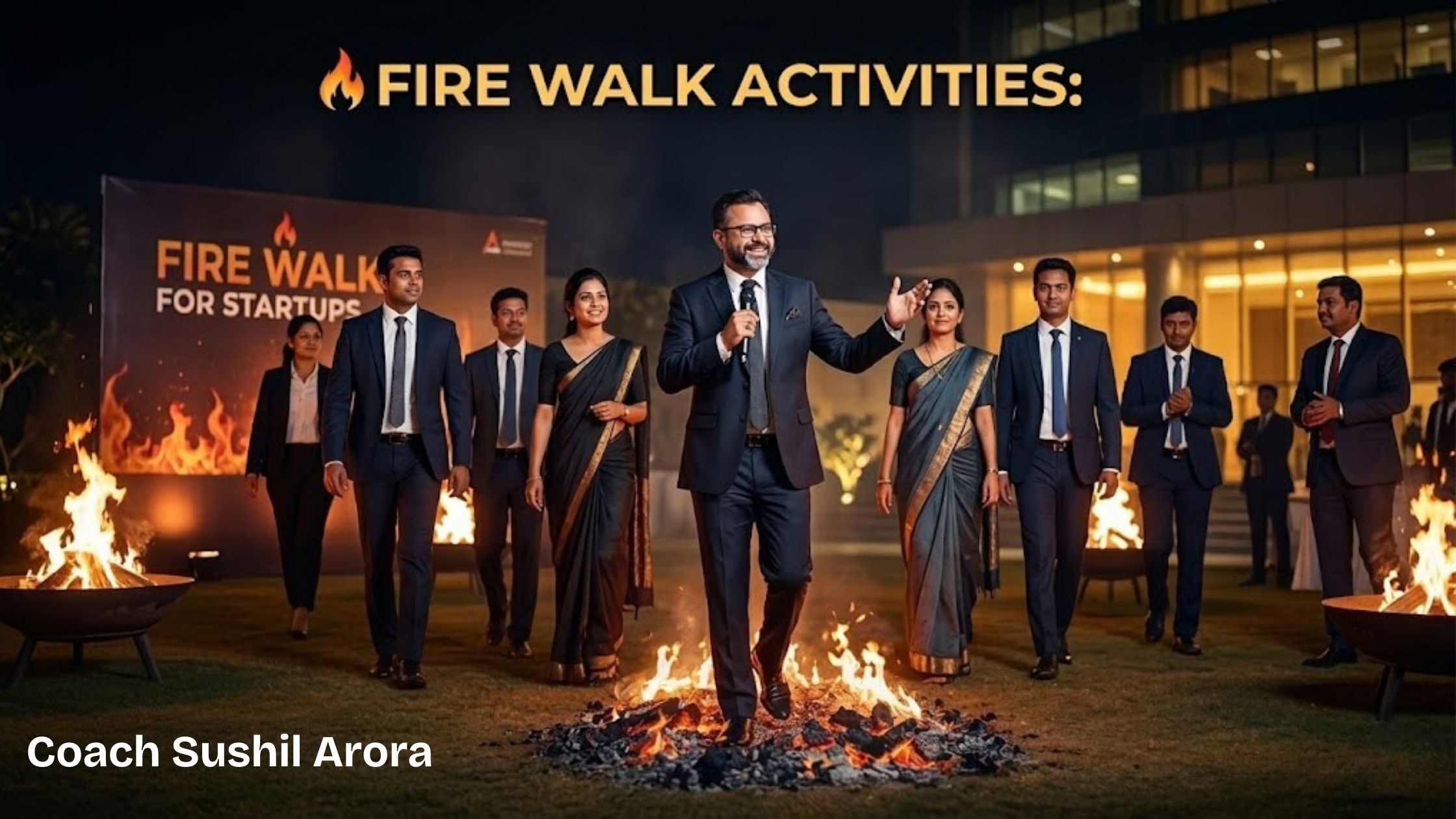 Fire Walk Activities for Corporate Training | Build Confidence & Break Fear