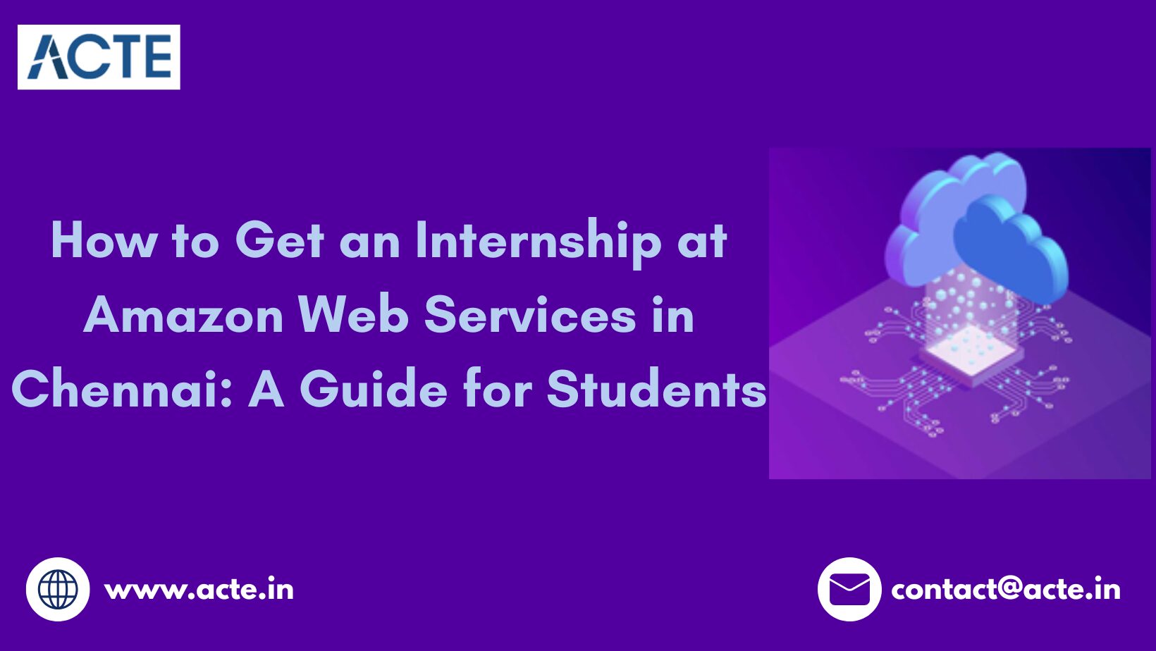 A Smart Guide for Students to Secure an Internship at Amazon Web Services in Chennai