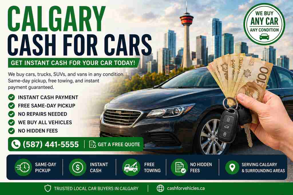 Calgary Cash for Cars – Get Instant Payment Today