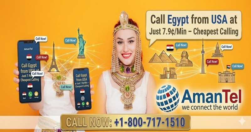 Call Egypt from USA at Just 7.9¢/Min – Cheapest Calling