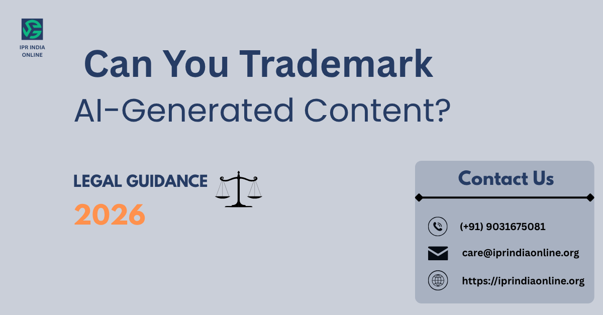 Can You Trademark AI-Generated Content in 2026