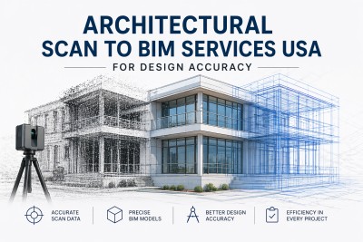 Architectural Scan to BIM Services USA for Design Accuracy