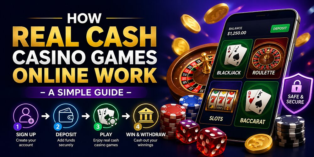 How Real Cash Casino Games Online Work – A Simple Guide