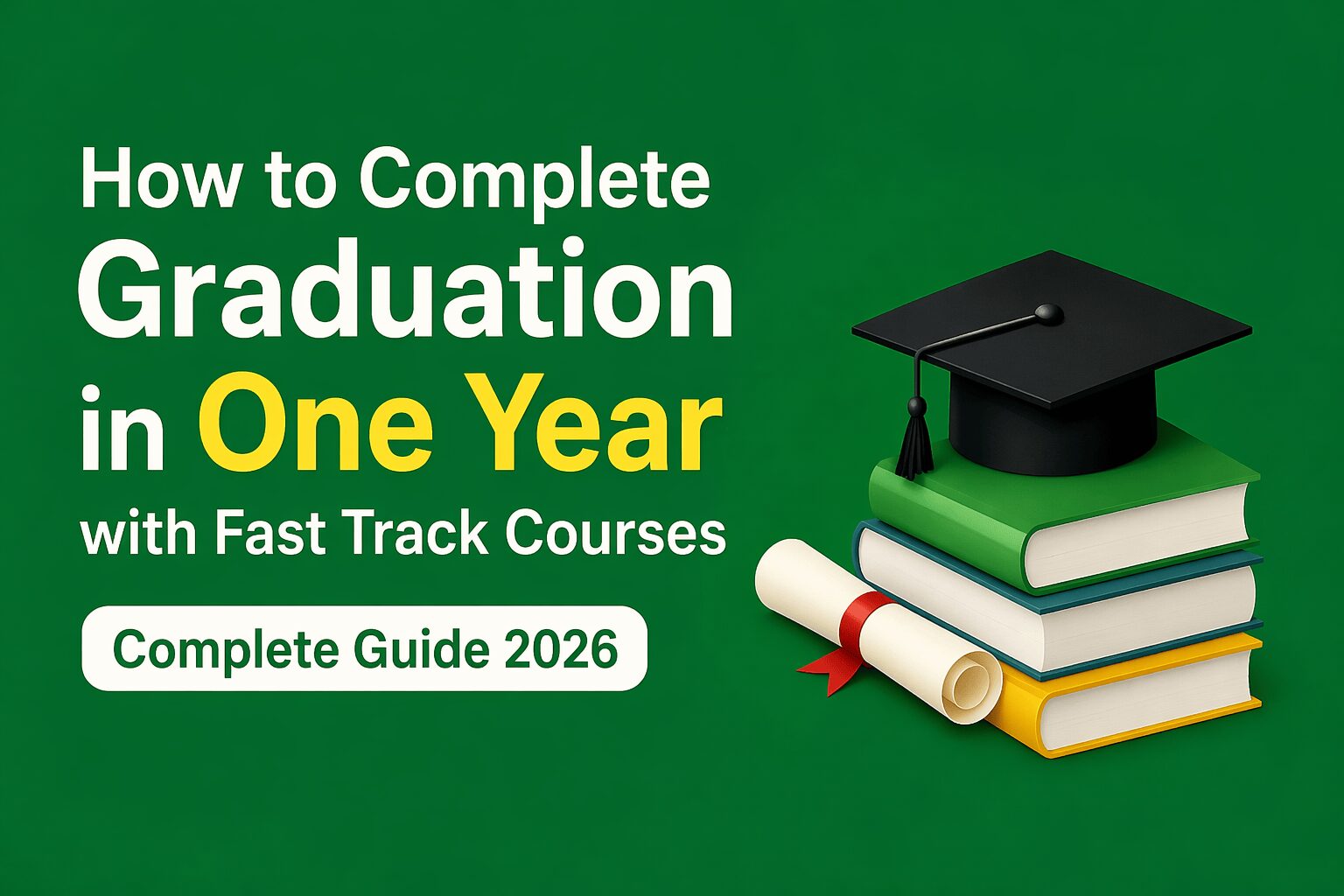 Complete Graduation in One Year with Fast Track Courses | Best Fast Track Degree 2026