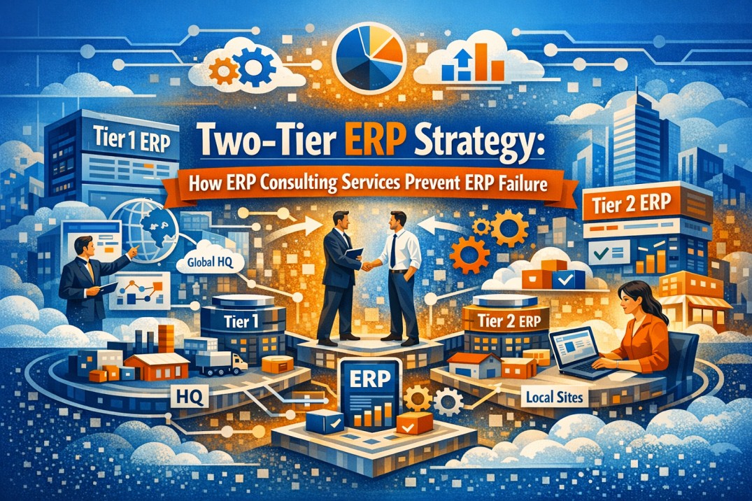 Two-Tier ERP Strategy: How ERP Consulting Services Prevent ERP Failure