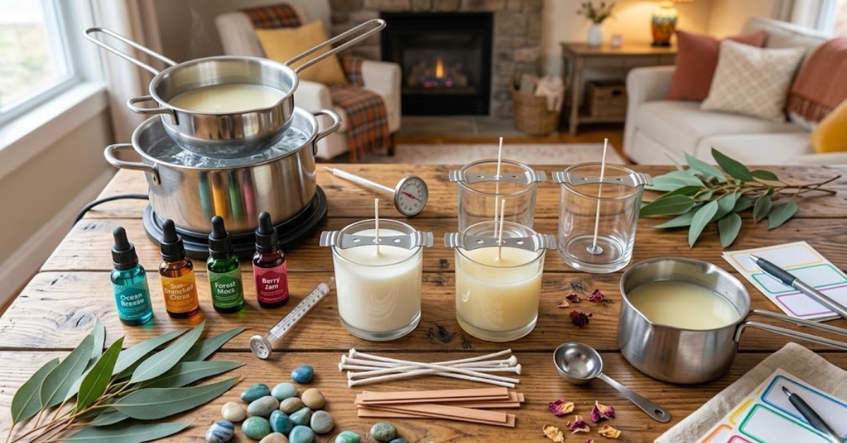 Complete Step-by-Step DIY Candle Making Process