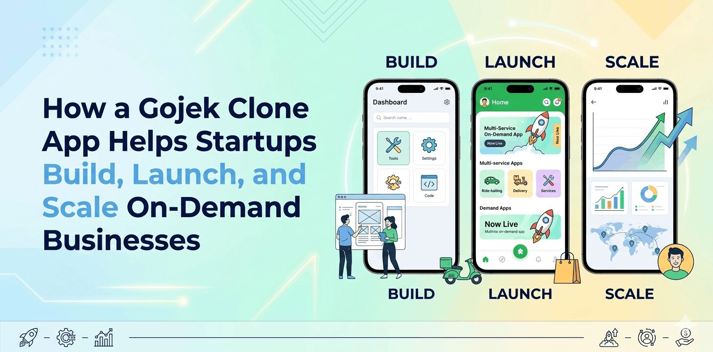 How a Gojek Clone App Helps Startups Build, Launch, and Scale On-Demand Businesses