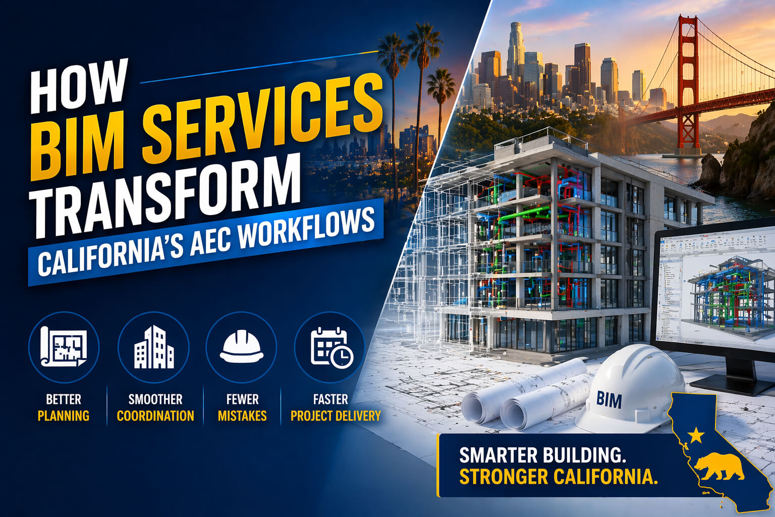 How BIM Services Transform California’s AEC Workflows