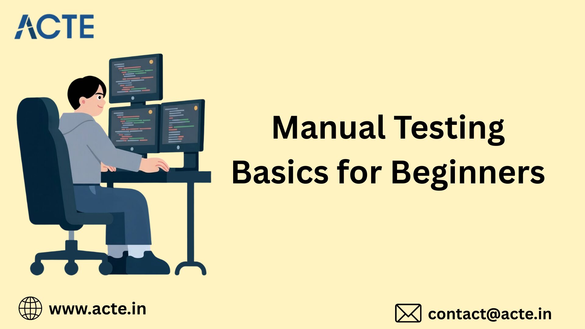 Kickstart Your Career with Manual Testing Basics