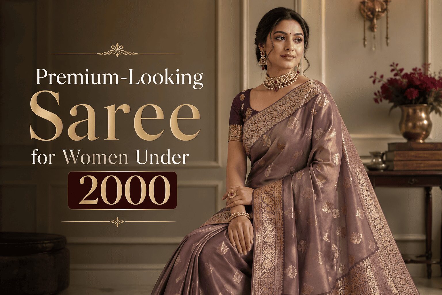 Premium-Looking Saree for Women Under 2000 – Celebrity Drapes