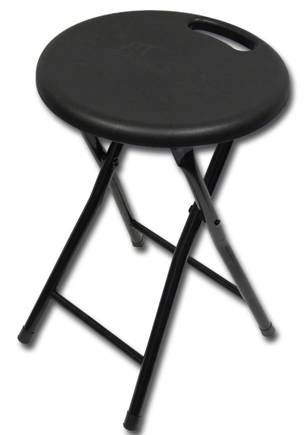 Order Black Folding Stool in Dubai – Glam Groove
