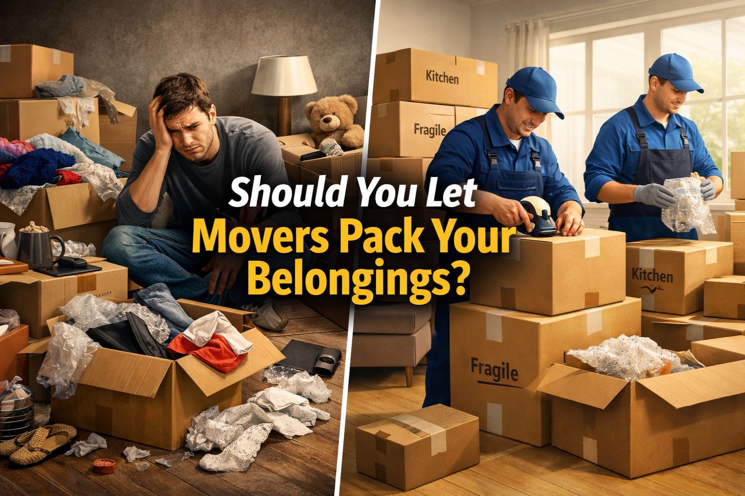Should You Let Movers Pack Your Belongings? Pros, Cons & Expert Tips