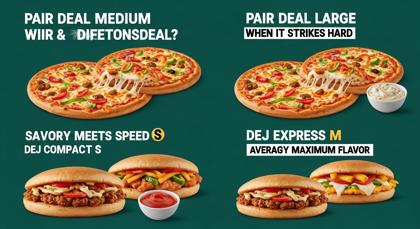 Order Pizza, Pair Deals, and Spicy Hot Chicken Fast