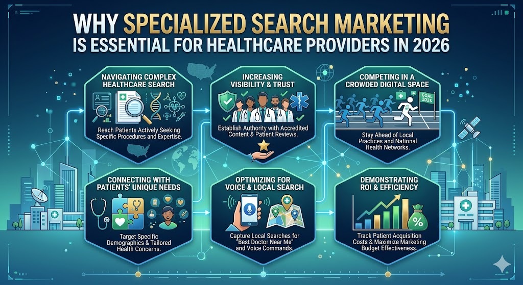 Why Specialized Search Marketing Is Essential for Healthcare Providers in 2026