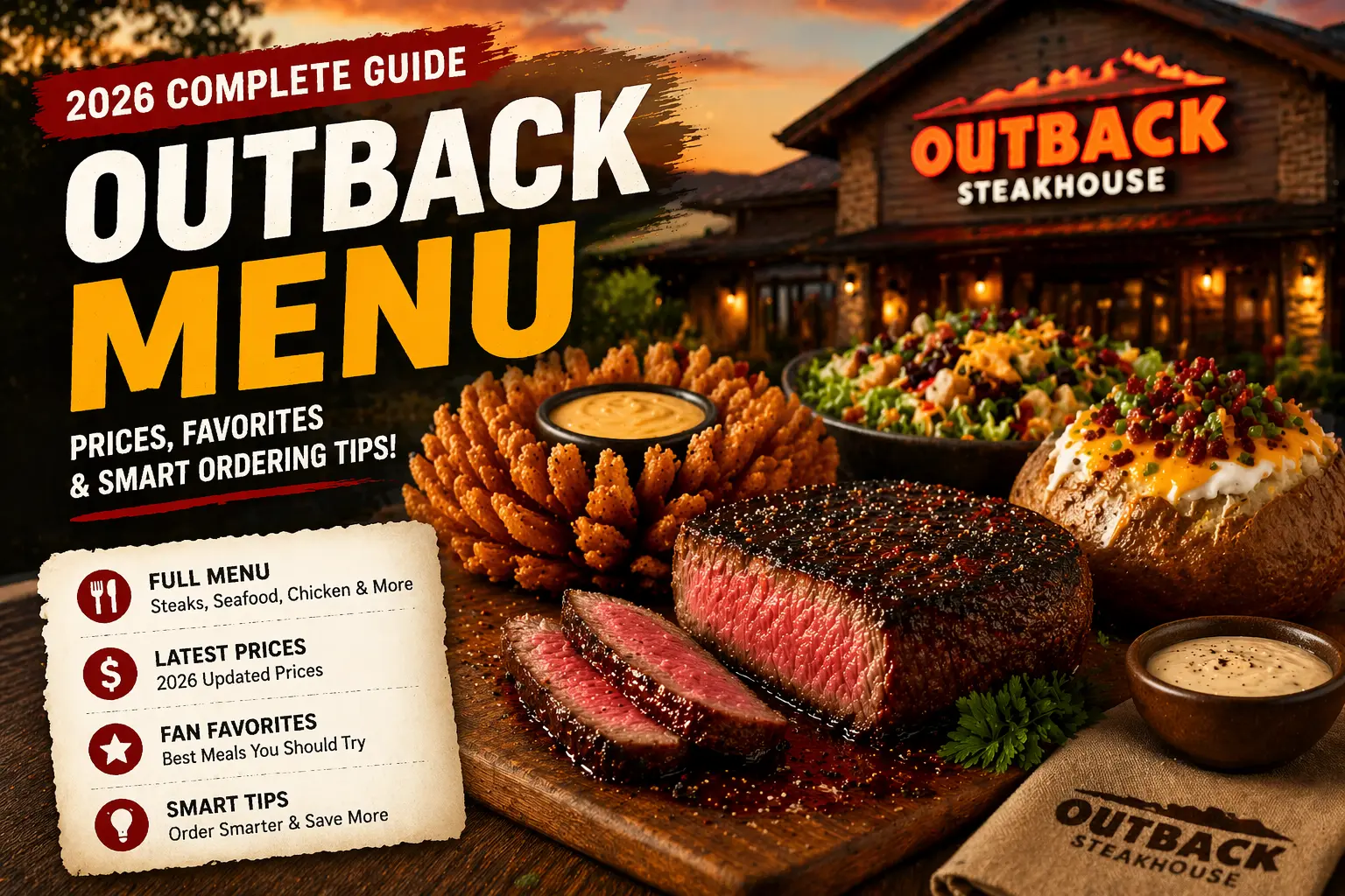 Outback Menu: A Complete Guide to 2026 Dining Experience and Prices