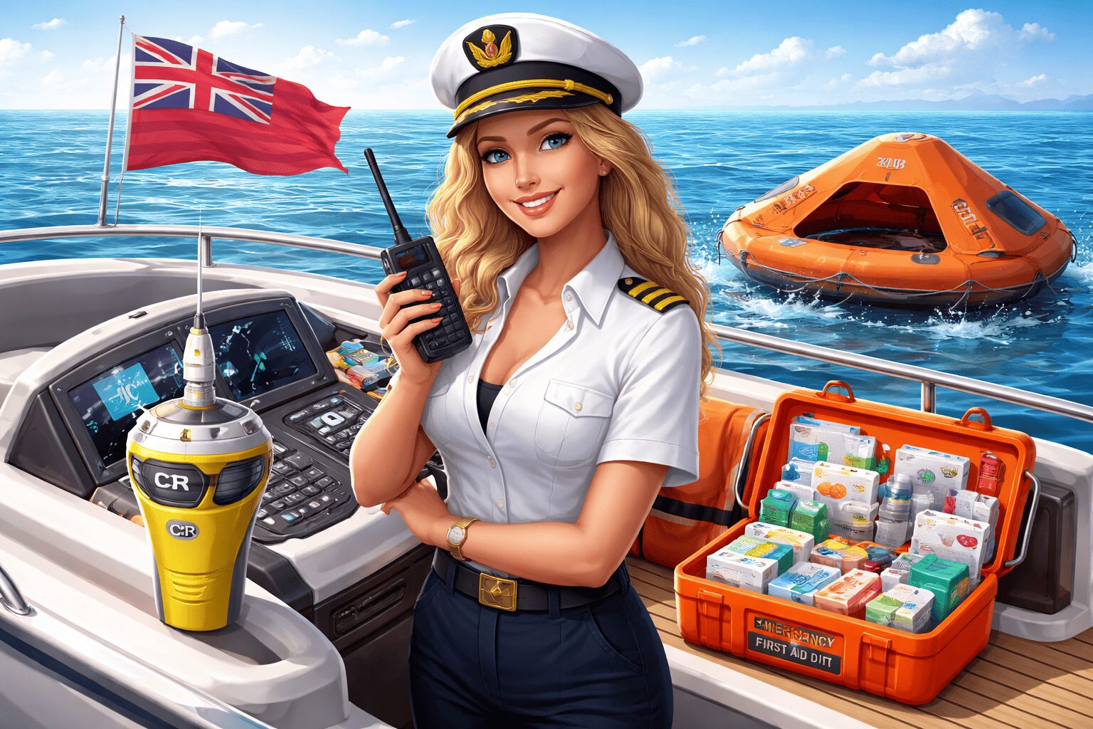 Ultimate Boating Safety Checklist: VHF Marine Radio, ACR EPIRB & Category C First Aid Kit
