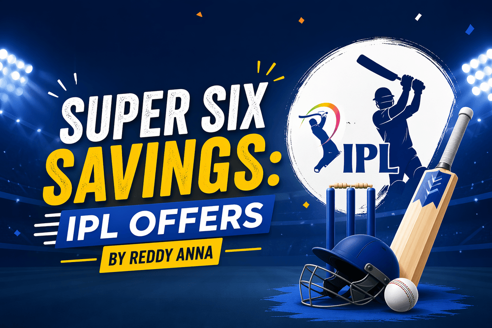 Super Six Savings: IPL Offers by Reddy Anna Platform