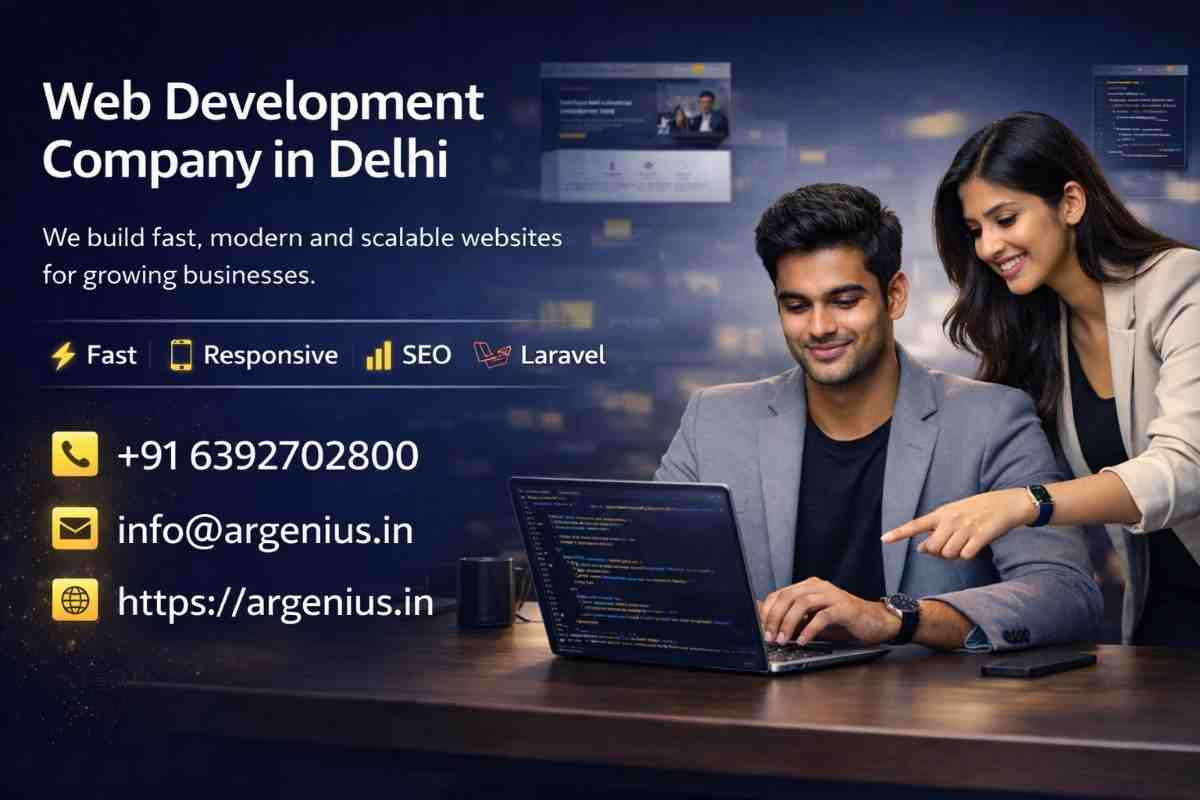 Web Development Company in Delhi | Website Design Services – Argenius