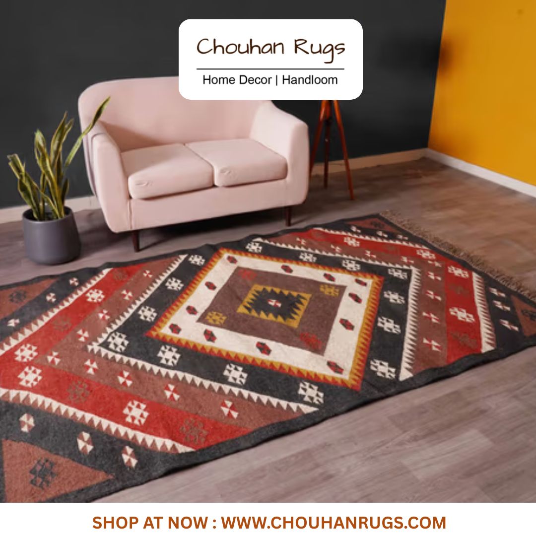 Wool Kilim Rugs New York | Handmade Flatweave Wool Rugs | Chouhan Rugs