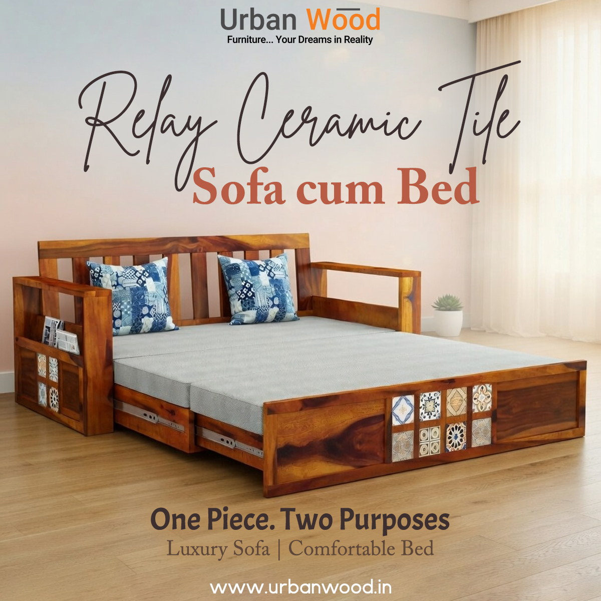 Comfortable Sofa Cum Bed for Modern Homes and Apartments