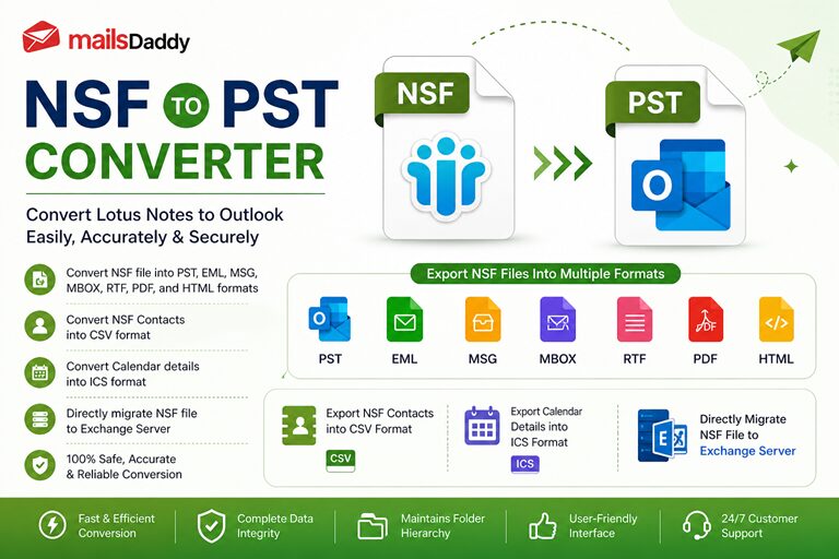 NSF to PST Converter – Simplify Lotus Notes to Outlook Migration