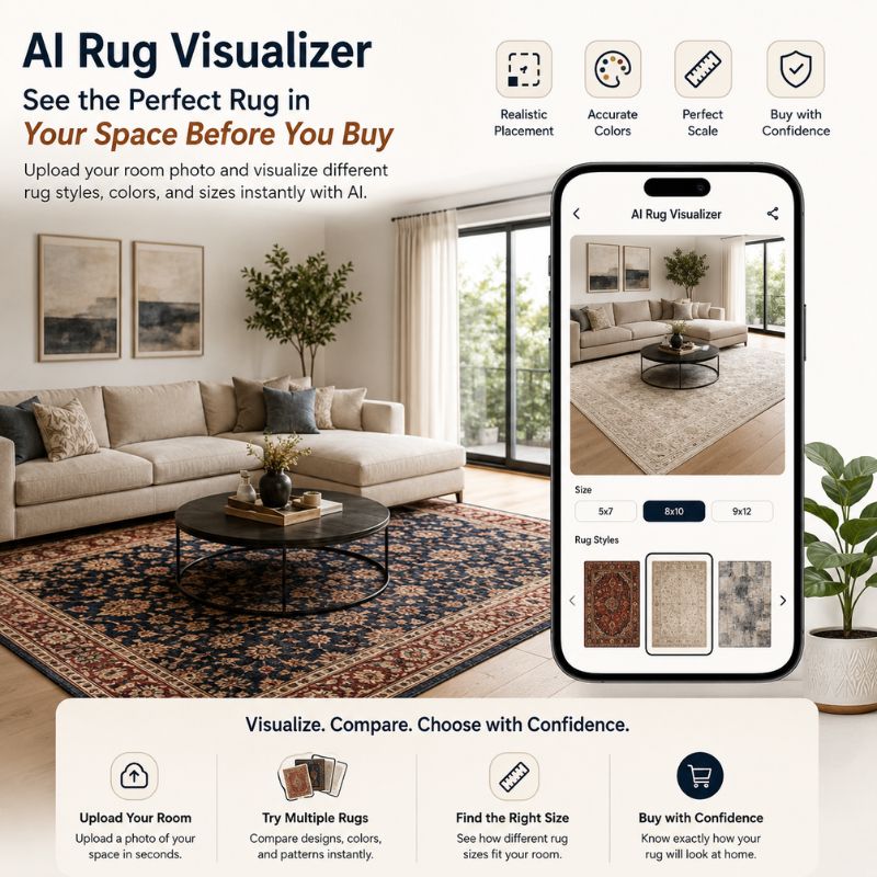 How an AI Rug Visualizer Helps Customers Choose the Perfect Rug with Confidence