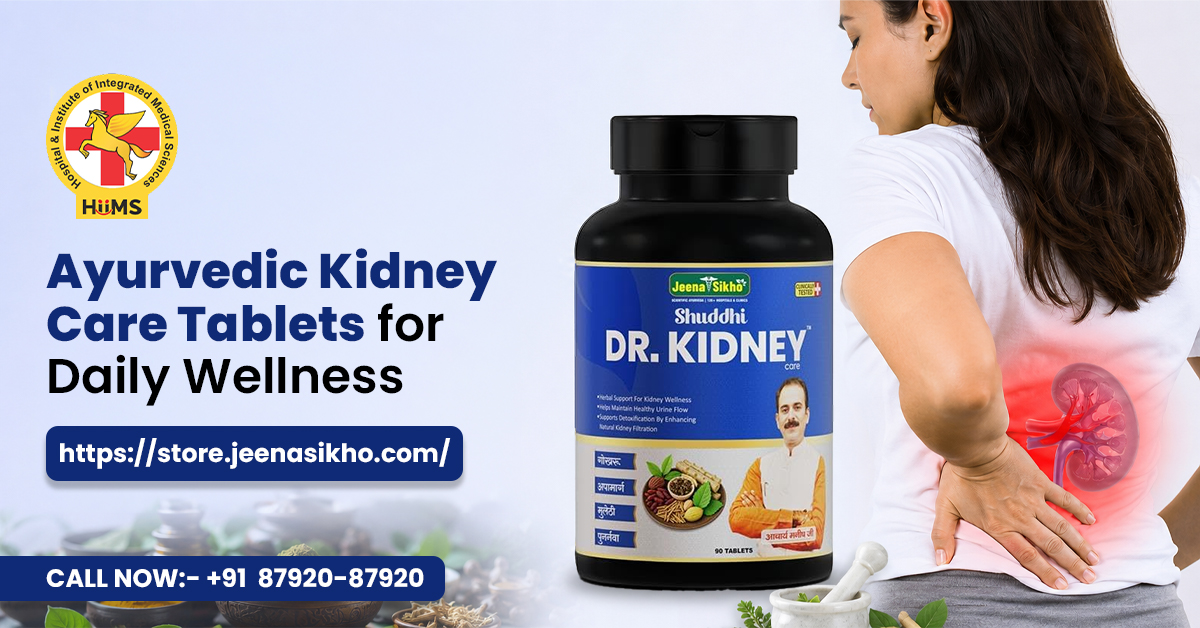 Daily Kidney Wellness Support with Ayurvedic Kidney Care Tablets