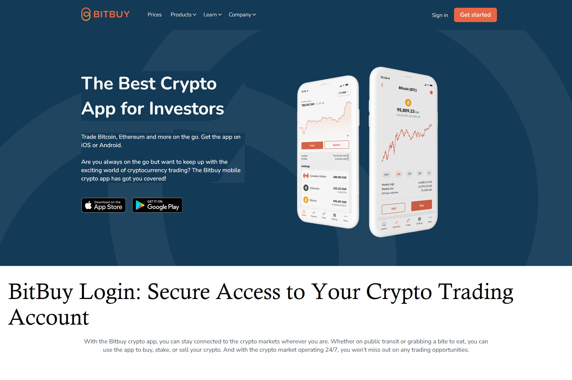 BitBuy® Login— Secure Access to Your Crypto Trading Account