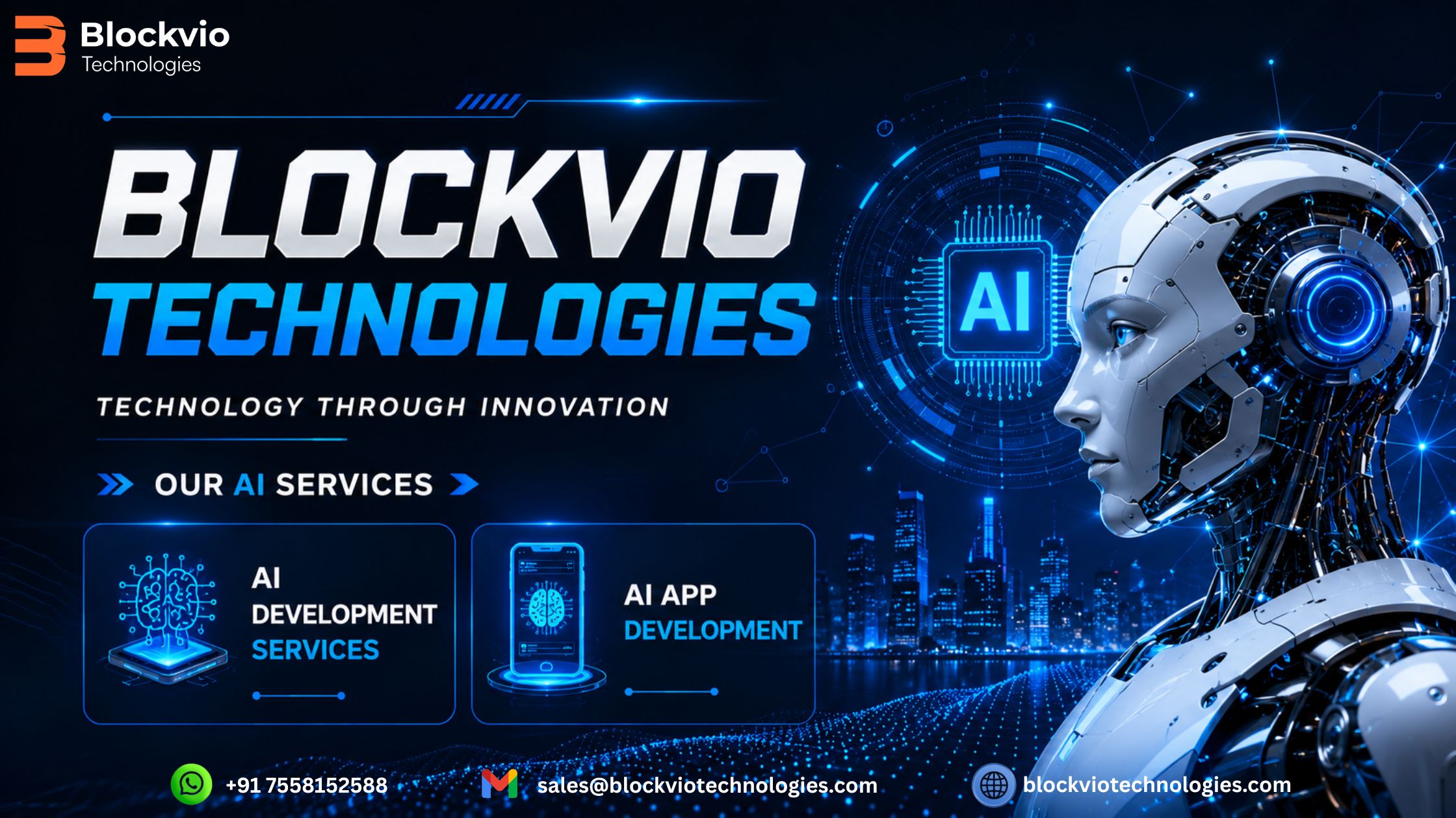 Why Businesses Choose Blockvio Technologies for AI App Development Solutions