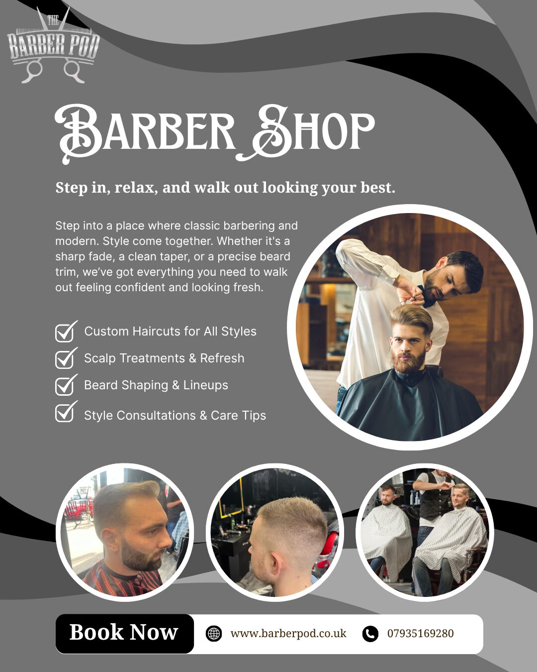Get the Perfect Haircut, Beard Trimming & Shave at Your Trusted Barber Shop