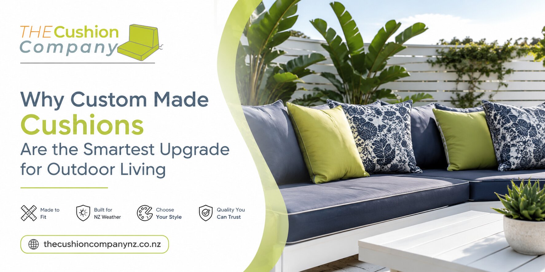 Why Custom Made Cushions Are the Smartest Upgrade for Outdoor Living
