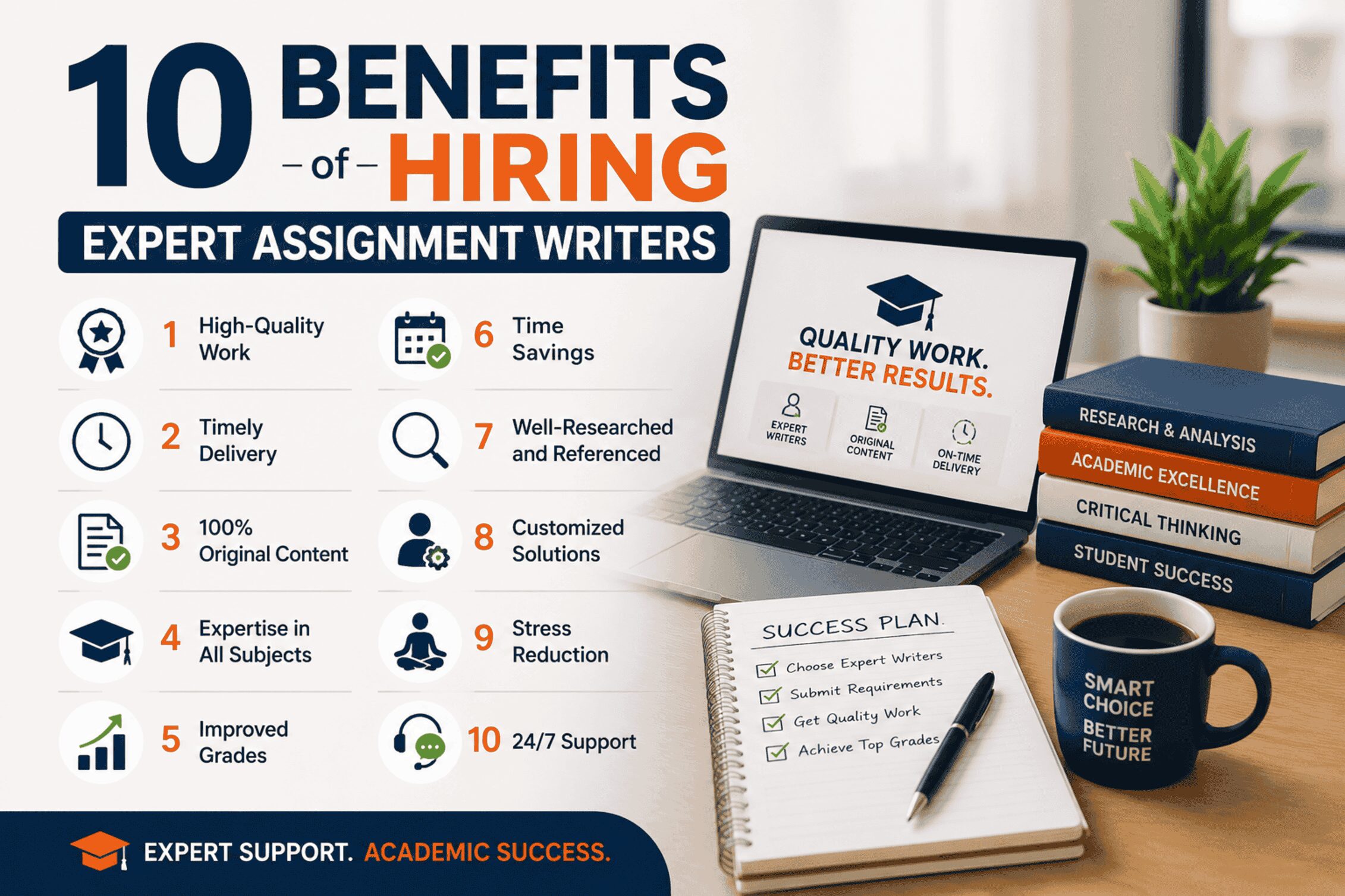10 Benefits of Hiring Expert Assignment Writers